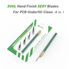 2UUL 4 IN 1 HAND FINISH SEXY BLADES SET FOR MOTHERBOARD BGA IC GLUE CLEANING