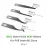 2UUL 4 IN 1 HAND FINISH SEXY BLADES SET FOR MOTHERBOARD BGA IC GLUE CLEANING