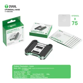 2UUL BH17 CPU REBALL BASE Magnetic Dual-Sided Reballing Platform Set
