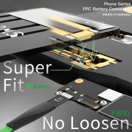 2UUL BT03 Phone Series FPC Battery Connector for iPhone 6 to 16 Pro Max