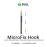2UUL DA12 MicroFix Hook for Phone PCB Underfill Clean 3 Blades with Ultralight Carbon Fiber Holder Set