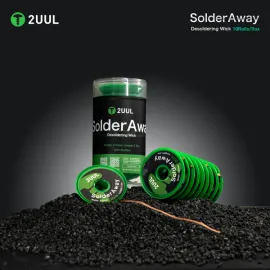 2UUL DW11 SOLDERAWAY DESOLDERING WICK CLEANING TIN ABSORBING WIRE - 1 PCS