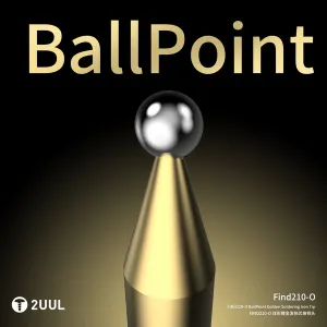 2UUL FD15 Find210-O BallPoint Golden Soldering Iron Tip (1 Pack)