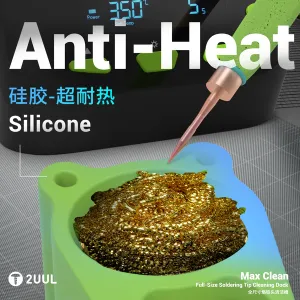 2UUL FD30 Max Clean Full Size Soldering Tip Cleaning Dock