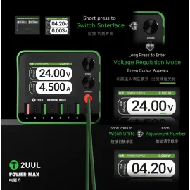 2UUL PC01 Power Max 200W Multi-Port Charger Adjustable Voltage Integrated Power Supply