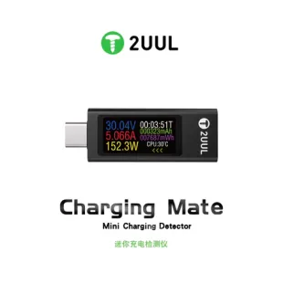 2UUL PW21 Type-C Mini Charging Mate Detector for Phone Repair Current Test