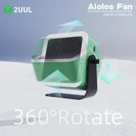2uul Aiolos all-in-one Smoke Extraction & Cooling fan with led light