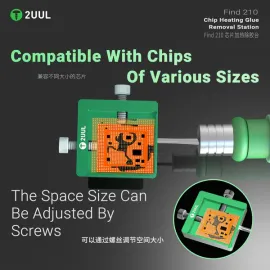 2uul FD40 Find 210 Chip Mini Heating Glue Removal Station for C210 Handle