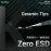 2UUL TW32 Black K Flat Tip ESD-Safe Ceramic Tweezer