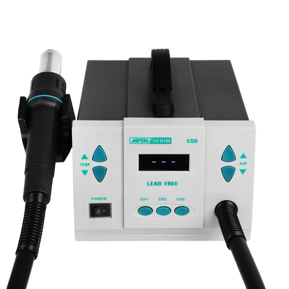 AIFEN 861DW 700W Lead-Free Hot Air SMD Rework Station with Heat-Change Channels