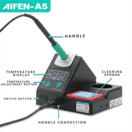 AIFEN A5 120W Intelligent Soldering Station for Mobile Phone Repair with C210 Handle Support