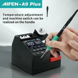 AIFEN A9 Plus Temperature Control Soldering Station with C210 C245 C115 Handle Support