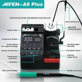 AIFEN A9 Plus Temperature Control Soldering Station with C210 C245 C115 Handle Support