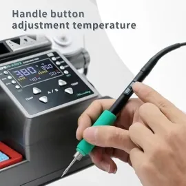 AIFEN A902 Dual Station Soldering Rework Station with C115 C210 C245 Handle Support