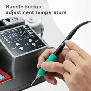 AIFEN A902 Dual Station Soldering Rework Station with C115 C210 C245 Handle Support