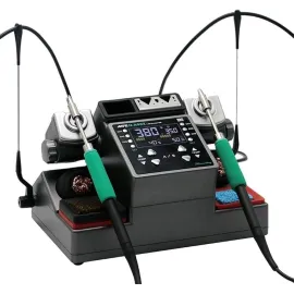 AIFEN A902 Dual Station Soldering Rework Station with C115 C210 C245 Handle Support