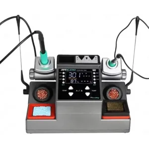AIFEN A902 Dual Station Soldering Rework Station with C115 C210 C245 Handle Support