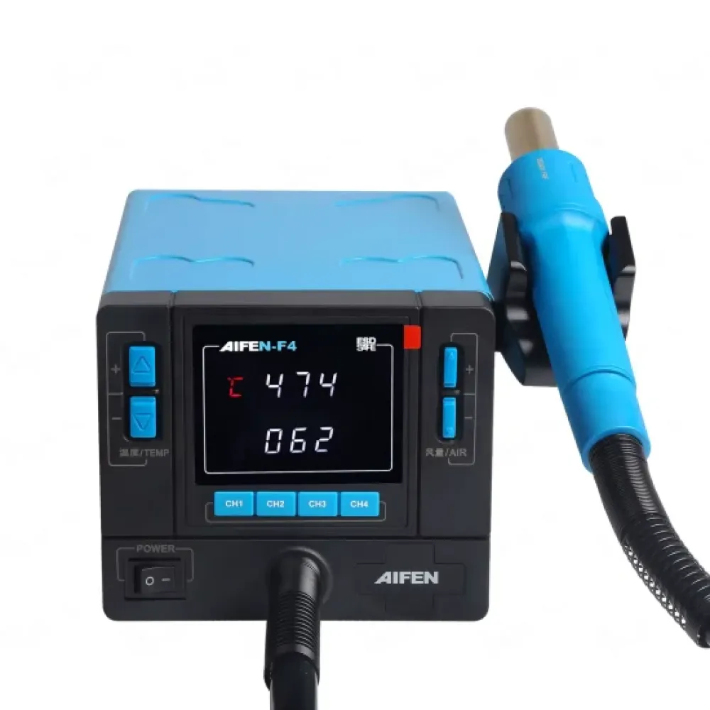 AIFEN F4 1000W Digital Hot Air SMD Rework Station for Mobile Phone and PCB Repair