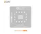 AMAOE 0.12mm 339S00912 WiFi BGA Reballing Stencil for Apple MacBook Pro 2021