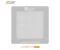 AMAOE 50x50mm 0.30mm 1.0mm Spacing Universal BGA Reballing Stencil