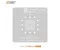 AMAOE 0.12mm BGA Reballing Stencil for A1707 Hard Disk Master IC