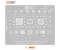 AMAOE BS:1 0.12mm BGA Reballing Stencil for Qualcomm SM8250 SM8350