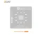AMAOE E8535P 0.12mm CPU BGA Reballing Stencil for Samsung Exynos 1350