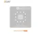 AMAOE Exynos 1380-E8835P 0.12mm CPU BGA Reballing Stencil for Samsung