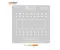AMAOE IP11-012 0.12mm Middle Layer BGA Reballing Stencil for iPhone 11