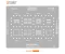 AMAOE LPDDR-1 0.15mm BGA Reballing Stencil for LPDDR Memory IC