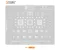 AMAOE MI9 0.12mm SDM845/SDM710 CPU BGA Reballing Stencil for Xiaomi Mi 8/8 SE/Mi MIX 2S