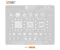 AMAOE MI15 0.12mm BGA Reballing Stencil for Xiaomi 12/12 Pro/12X Redmi K50 Snapdragon SM8450 SM8250