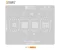 AMAOE MI18 0.12mm JLQ JR510 CPU Universal Series BGA Reballing Stencil for POCO C40