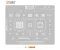AMAOE MI19 0.12mm SM8550 CPU BGA Reballing Stencil for Xiaomi 13 Series