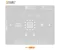 AMAOE MI6 0.12mm BGA Reballing Stencil for Snapdragon 636/660 Xiaomi Mi Note 3 Mi 6X Redmi Note 5/5 Pro