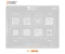 AMAOE MQ-5 CPU BGA Reballing Stencil for Qualcomm and MediaTek Processors
