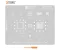 AMAOE MT6799W CPU BGA Reballing Stencil for MediaTek Helio X30 and Compatible ICs