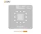 AMAOE MT6879V 0.12mm CPU BGA Reballing Stencil for Dimensity 1050