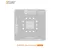 AMAOE MT6886V 0.12mm CPU BGA Reballing Stencil for MediaTek Dimensity 7200 Ultra
