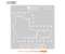 AMAOE N-9860 0.12mm Middle Layer BGA Reballing Stencil for Samsung Galaxy Note20 Ultra