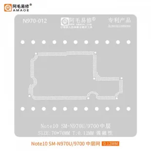 AMAOE Samsung Galaxy Note10 Middle Layer BGA Reballing Stencil SM-N970U N9700