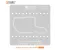 AMAOE Note20 0.12mm Middle Layer BGA Reballing Stencil for Samsung SM-N981U/N/O