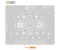 AMAOE SAM1 0.12mm MSM8998 CPU BGA Reballing Stencil for Samsung Galaxy S8, S8+ and Note8