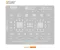 AMAOE SAM18 0.12mm CPU BGA Reballing Stencil for Samsung Galaxy A14 and A54