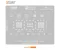 AMAOE SAM20 0.12mm CPU BGA Reballing Stencil for Samsung Galaxy A15 5G