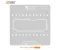 AMAOE Middle Layer BGA Reballing Stencil for Samsung Galaxy Z Flip F700F/F700U