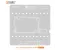 AMAOE G996U-012 0.12mm Middle Layer BGA Reballing Stencil for Samsung Galaxy S21+