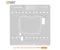 AMAOE S916U-012 Middle Layer BGA Reballing Stencil for Samsung Galaxy S23 Plus