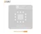AMAOE SM4450 4Gen2 0.12mm CPU BGA Reballing Stencil for Qualcomm Snapdragon 4 Gen 2