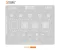AMAOE U-MTK2 MediaTek CPU & RAM BGA Reballing Stencil with Multi-IC Patterns